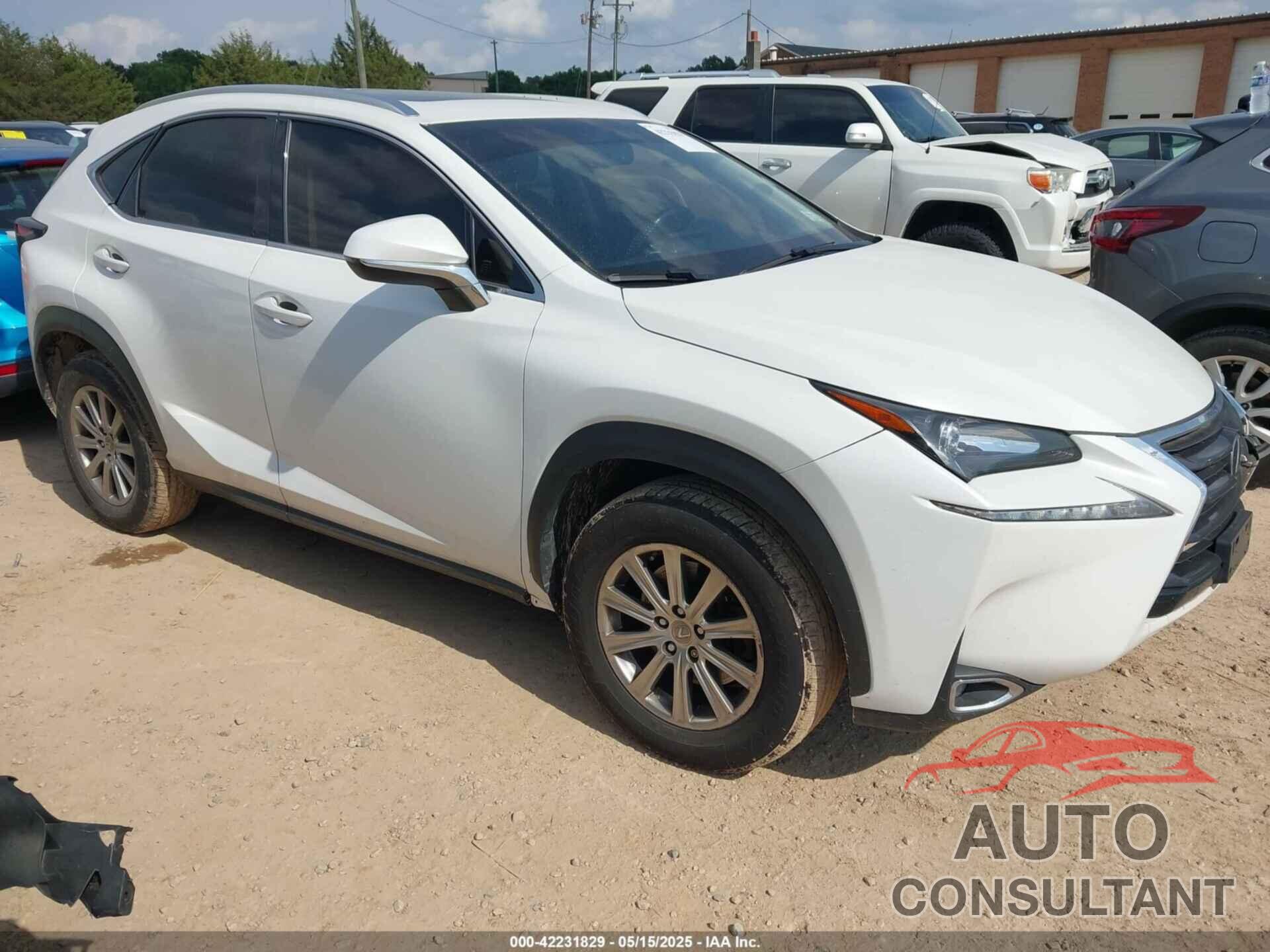 LEXUS NX 200T 2017 - JTJBARBZ1H2109568