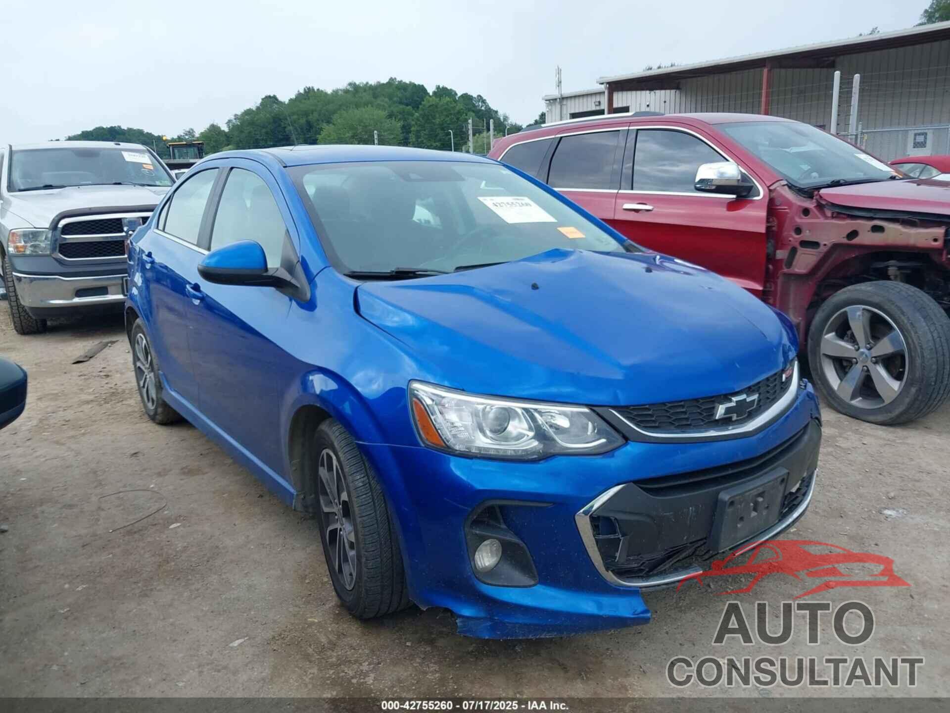 CHEVROLET SONIC 2020 - 1G1JD5SB4L4109717