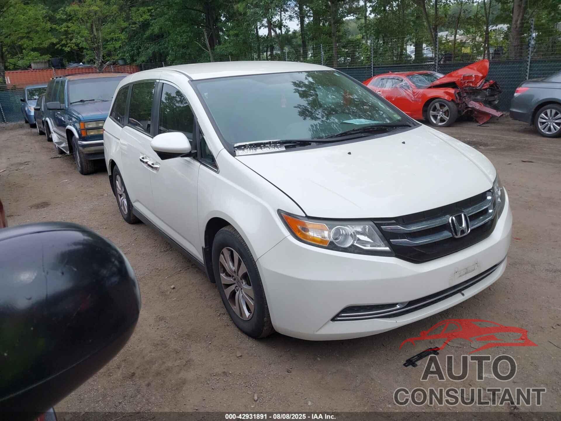 HONDA ODYSSEY 2016 - 5FNRL5H35GB102626