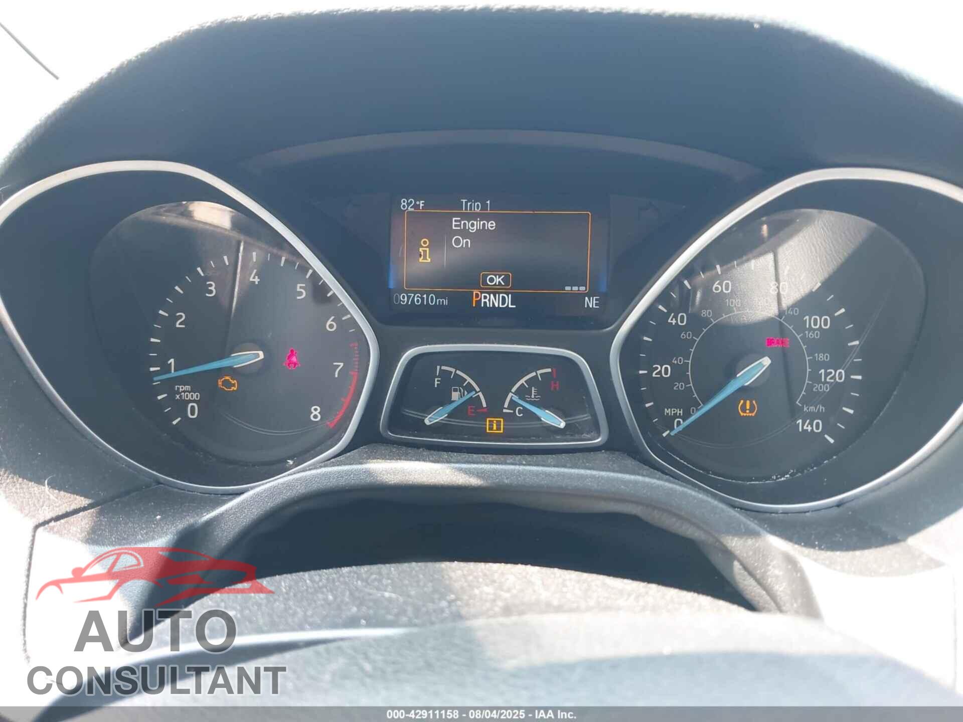 FORD FOCUS 2016 - 1FADP3F27GL376636