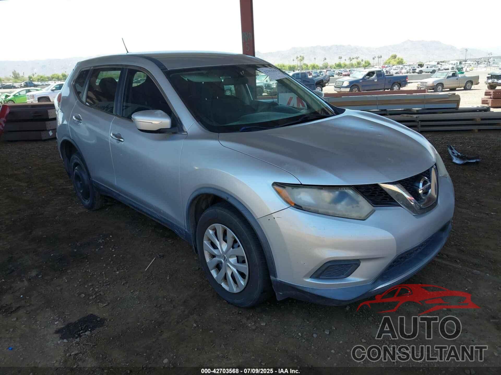 NISSAN ROGUE 2015 - KNMAT2MV9FP582970