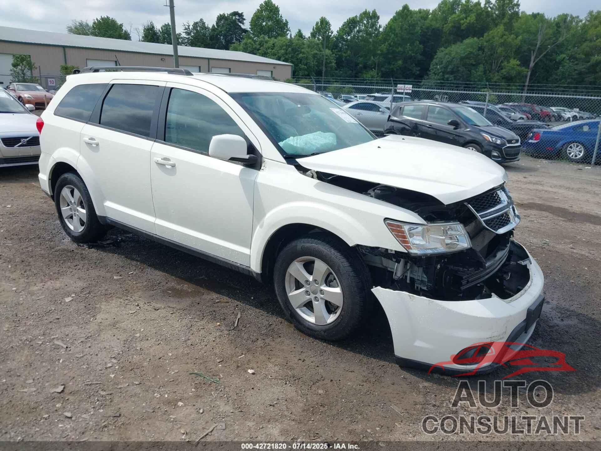 DODGE JOURNEY 2012 - 3C4PDCBG8CT371381