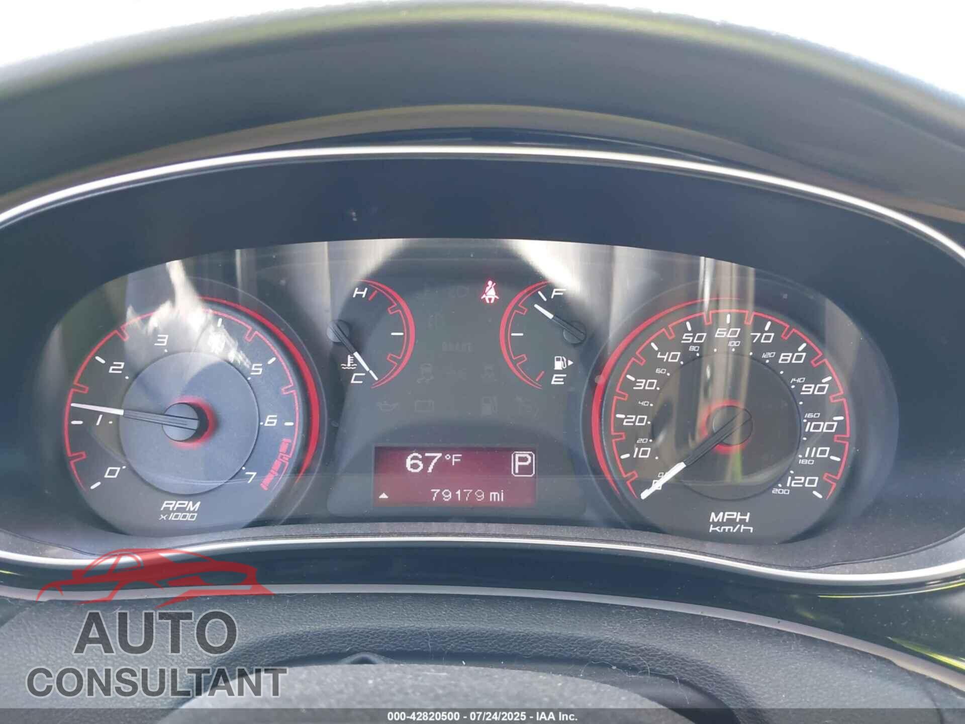 DODGE DART 2015 - 1C3CDFBB0FD122785