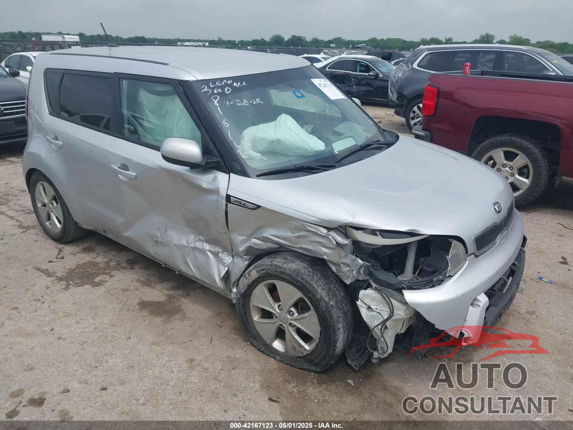 KIA SOUL 2015 - KNDJN2A22F7809713