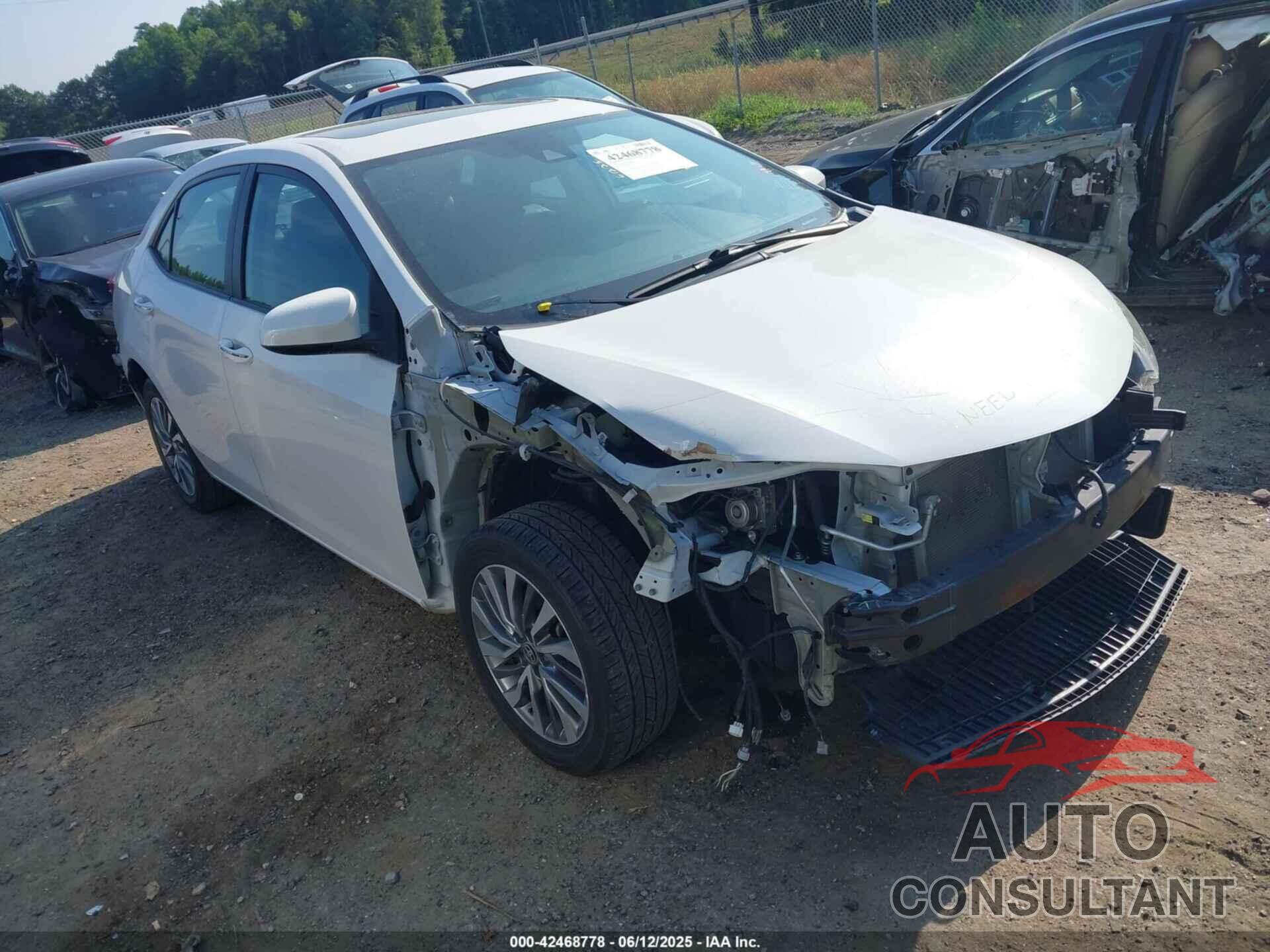 TOYOTA COROLLA 2017 - 5YFBURHE4HP681086