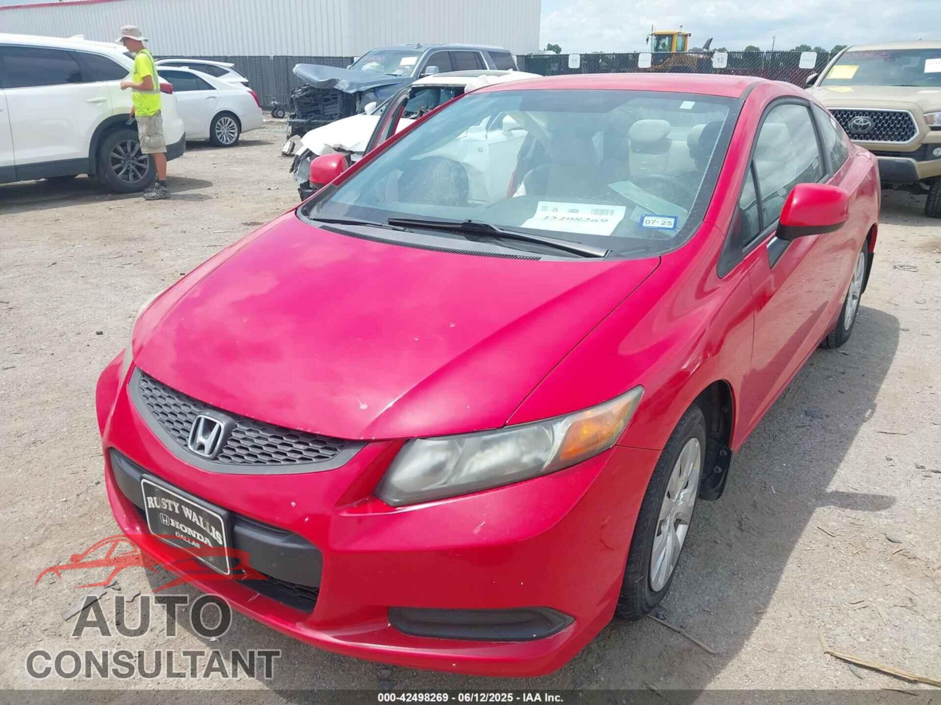 HONDA CIVIC 2012 - 2HGFG3B52CH553864