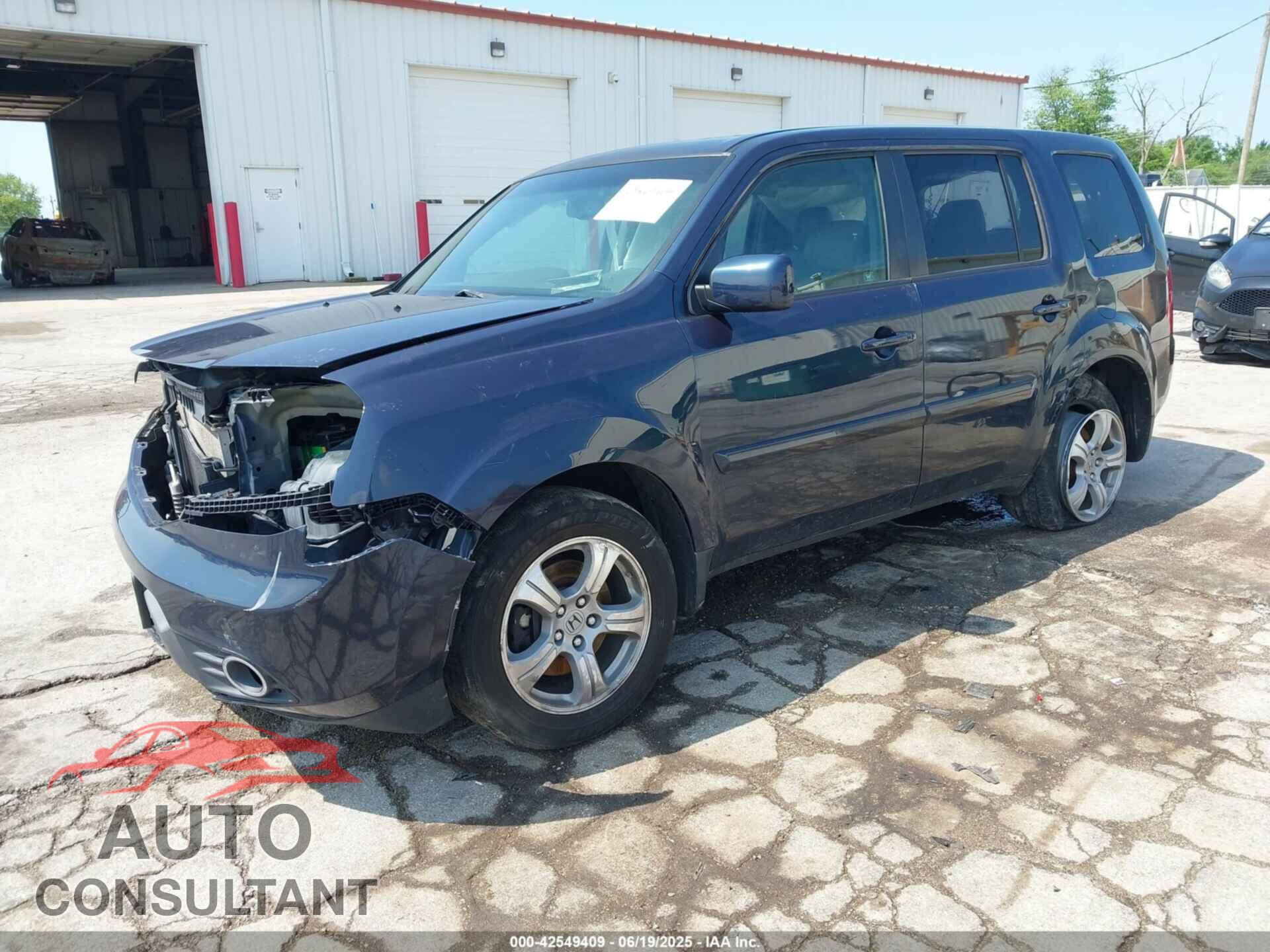 HONDA PILOT 2012 - 5FNYF4H55CB067904