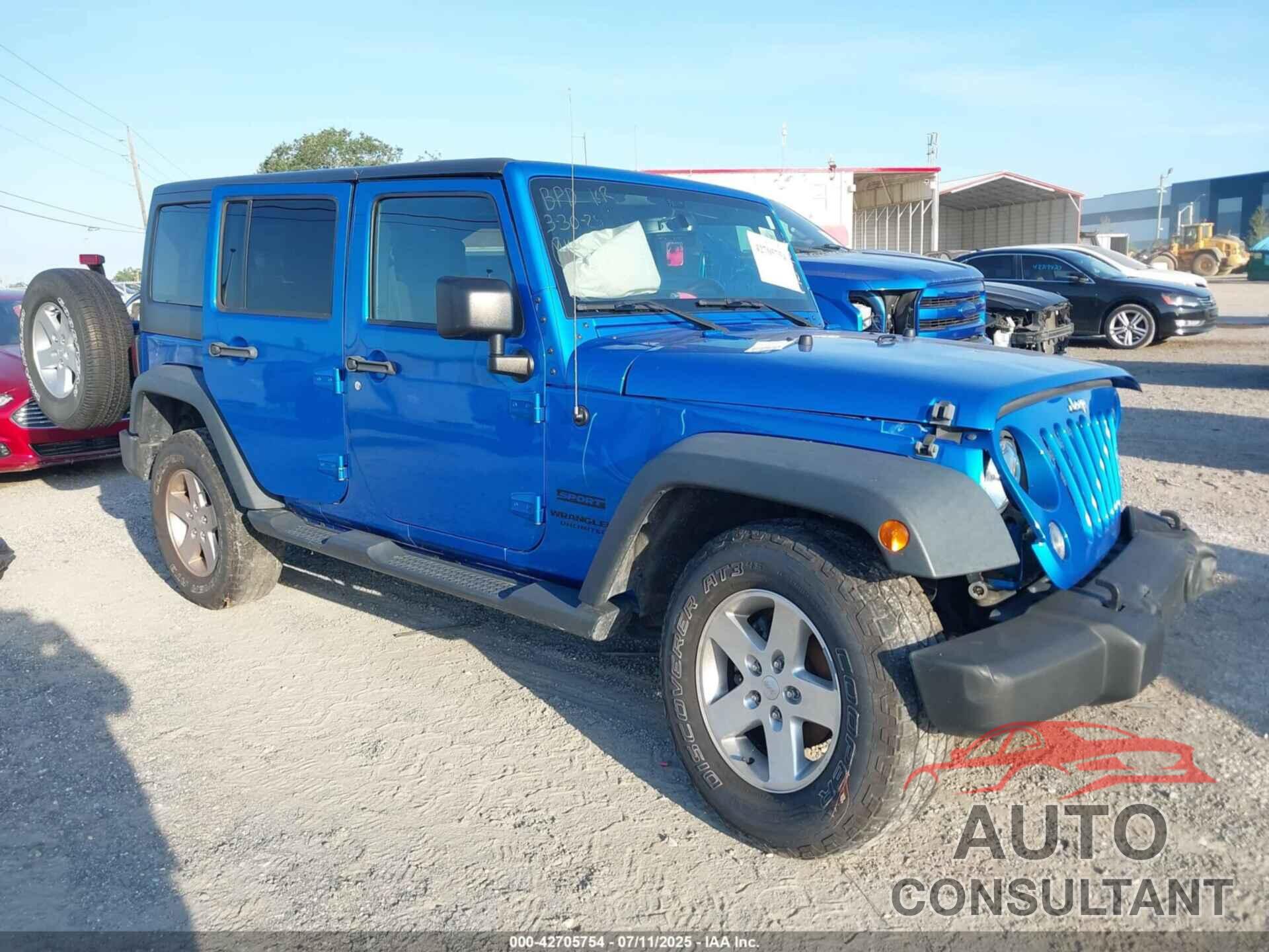 JEEP WRANGLER UNLIMITED 2016 - 1C4BJWDG9GL257053