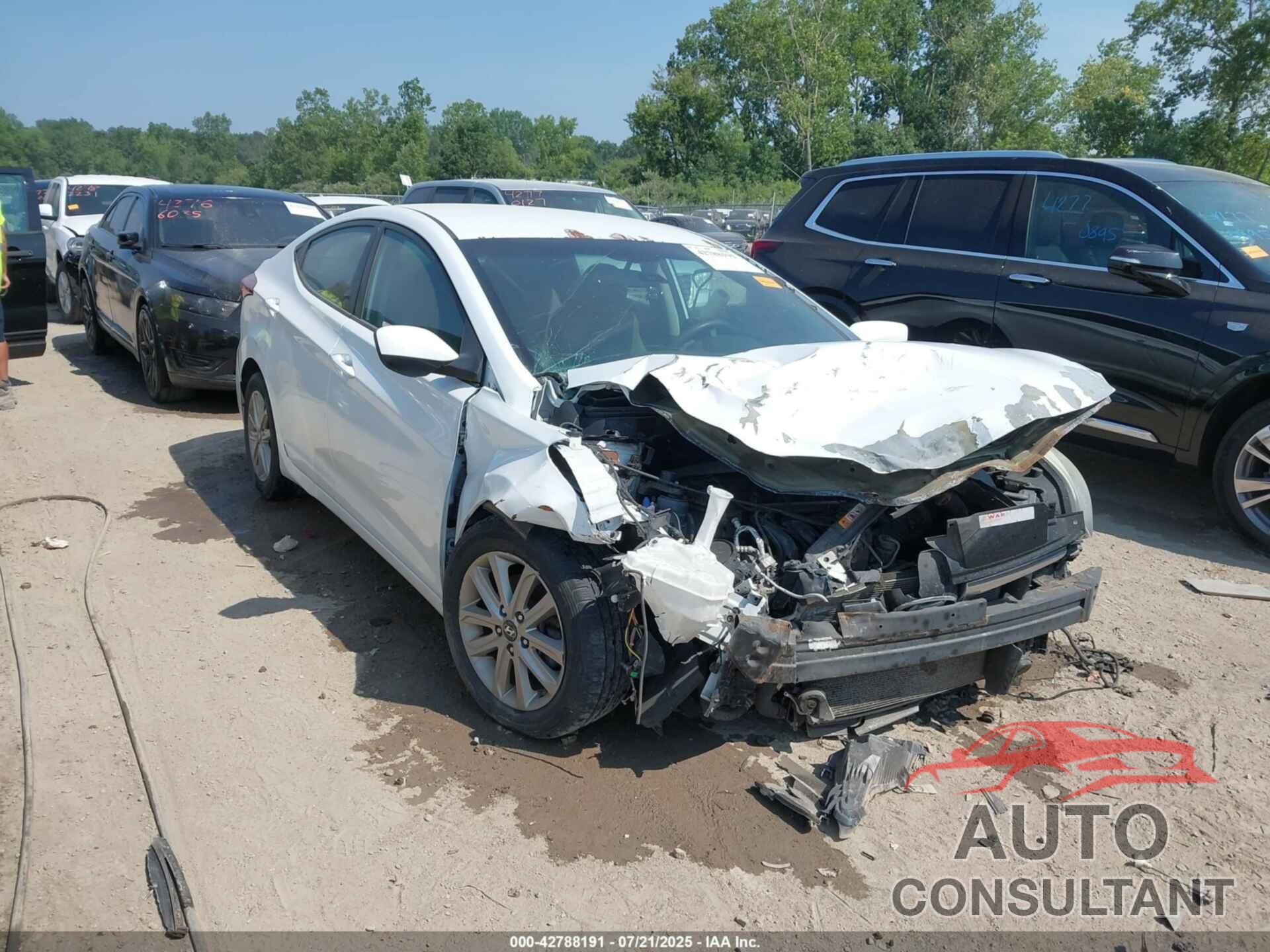 HYUNDAI ELANTRA 2016 - 5NPDH4AE2GH682355