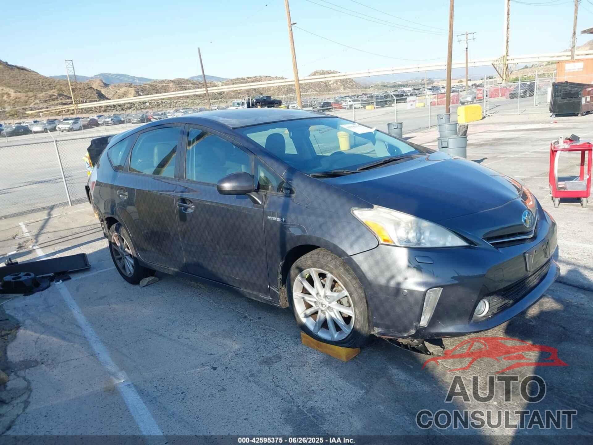 TOYOTA PRIUS V 2013 - JTDZN3EU9D3226354