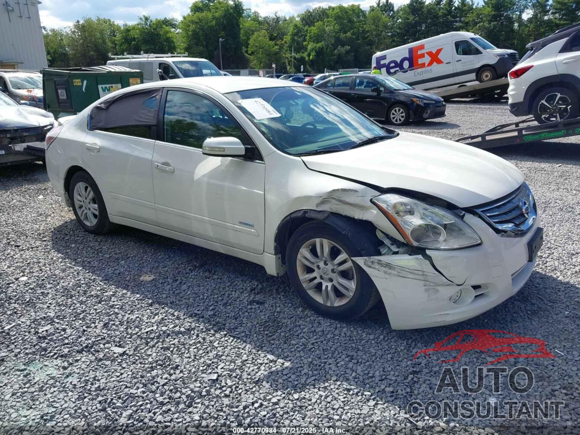 NISSAN ALTIMA HYBRID 2010 - 1N4CL2AP2AC184813