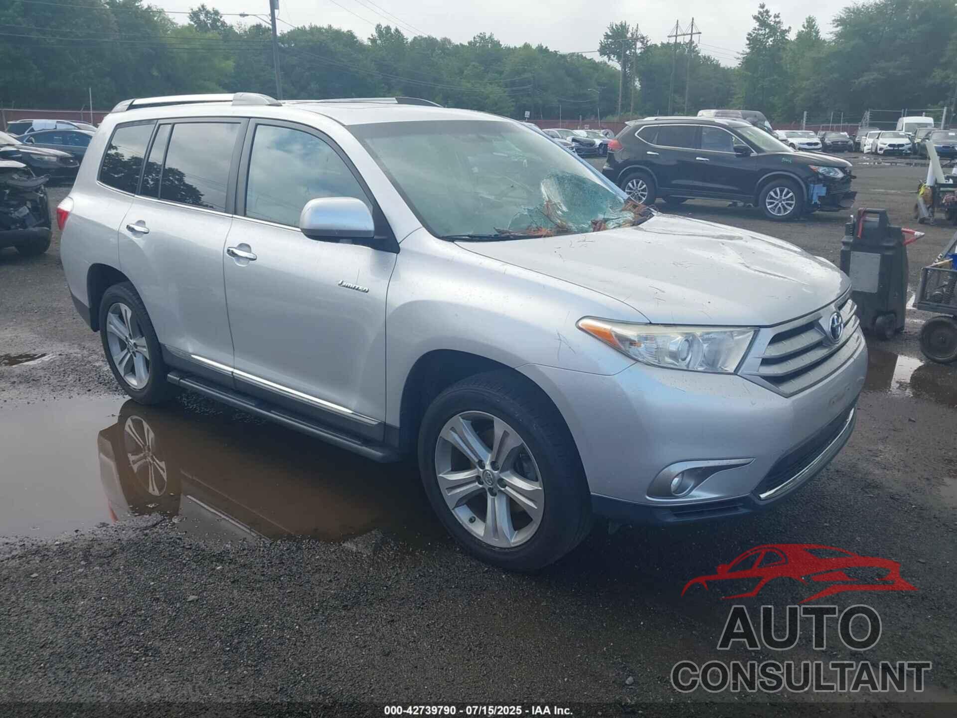 TOYOTA HIGHLANDER 2013 - 5TDDK3EH4DS243518