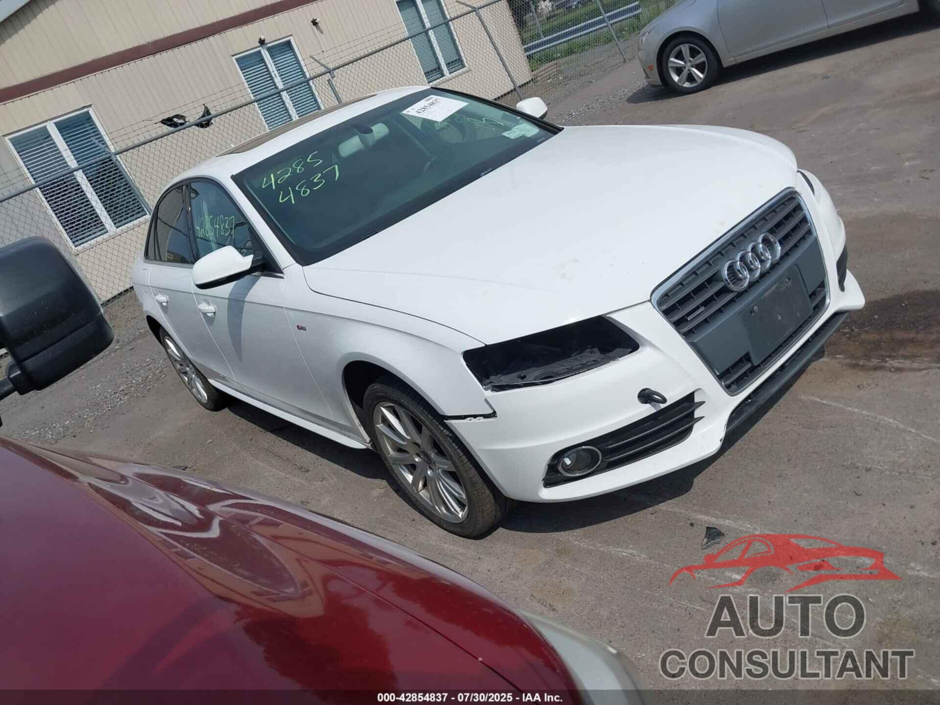 AUDI A4 2012 - WAUFFAFL0CN018731