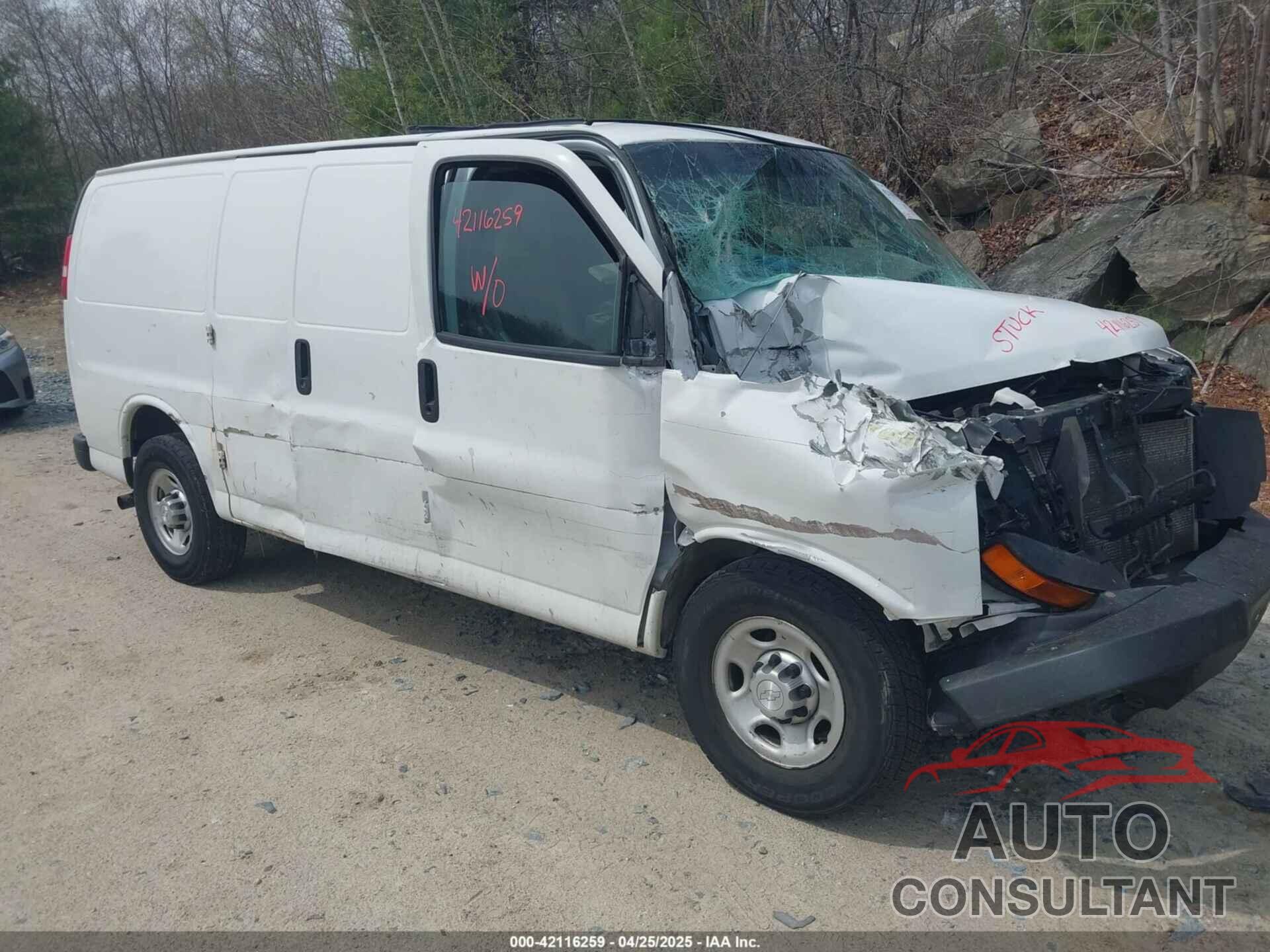 CHEVROLET EXPRESS 2500 2017 - 1GCWGAFF4H1336702