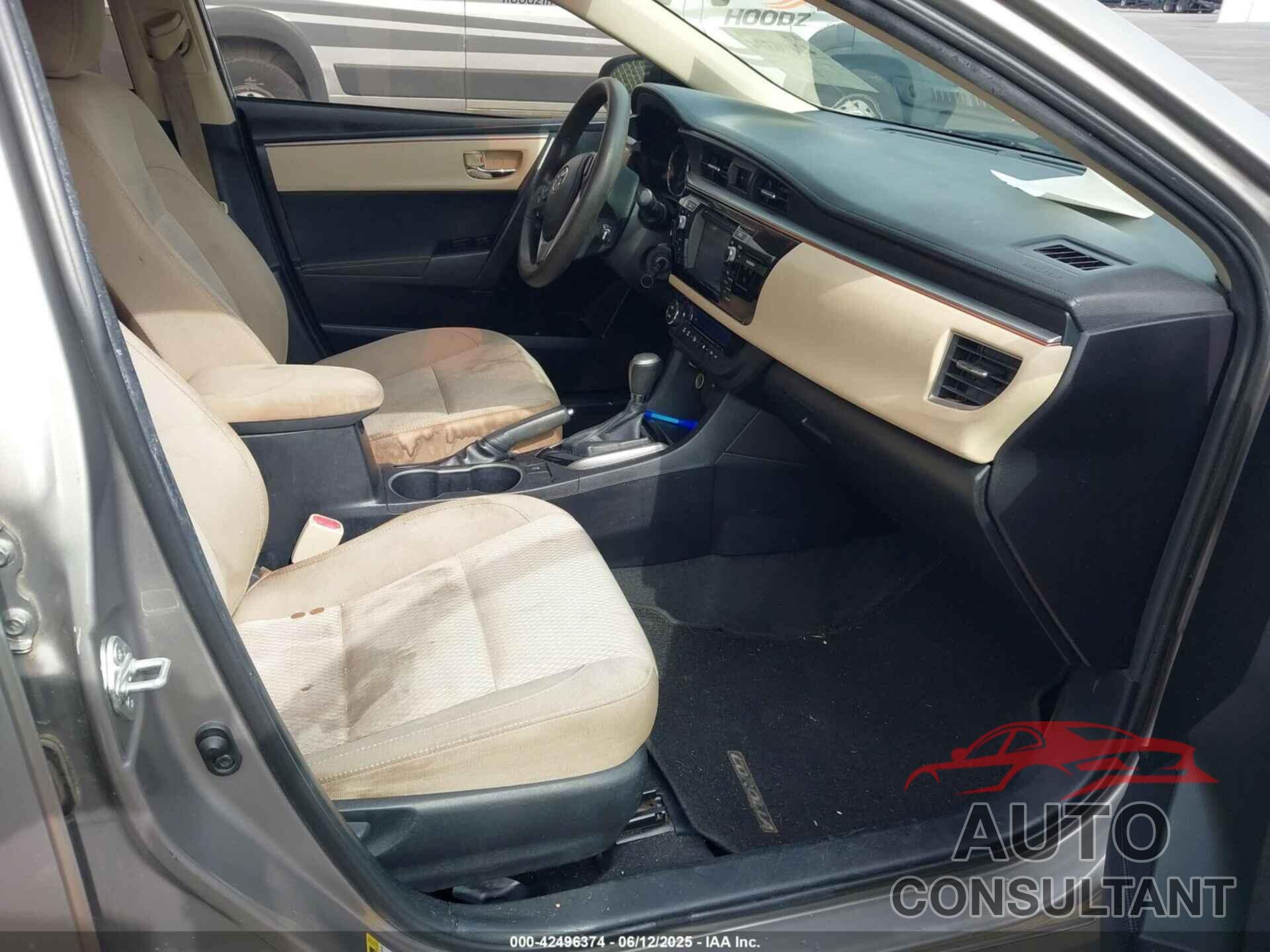 TOYOTA COROLLA 2015 - 2T1BURHE3FC254818