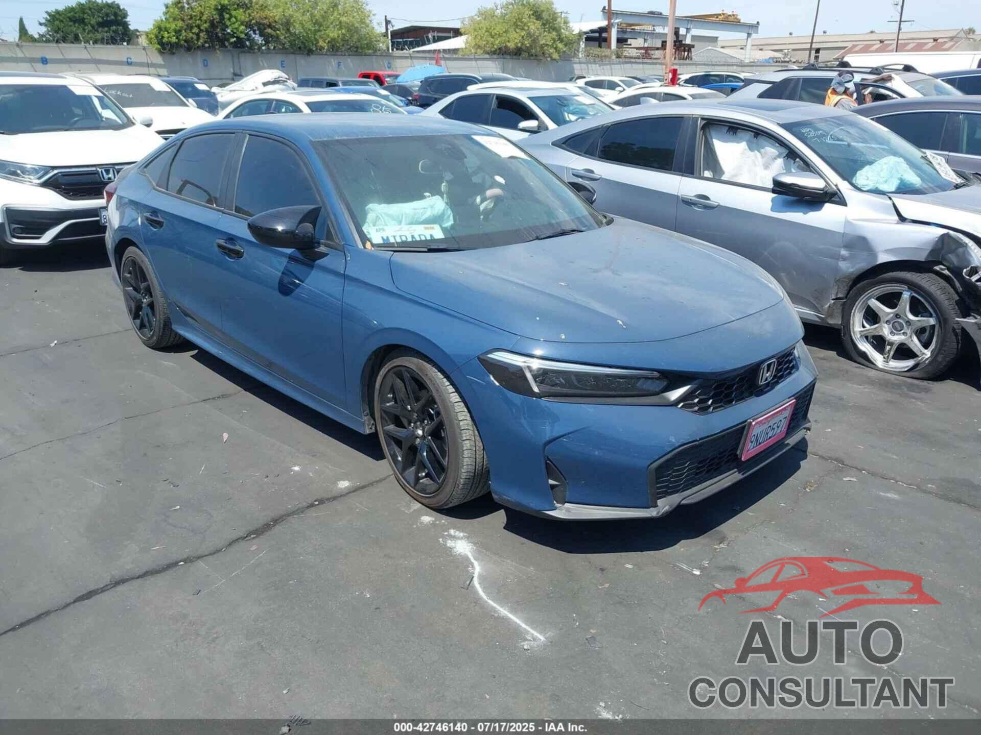 HONDA CIVIC 2025 - 2HGFE2F56SH510718