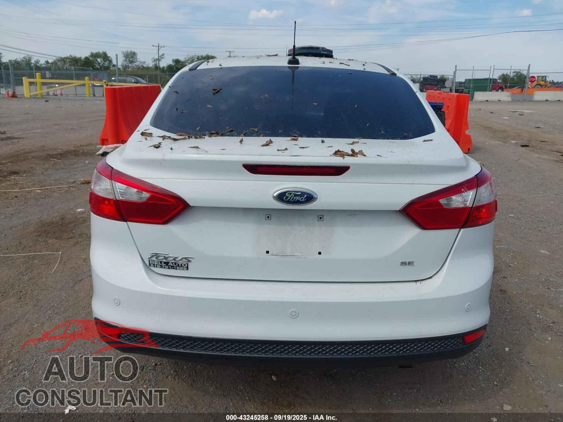 FORD FOCUS 2013 - 1FADP3F26DL286342