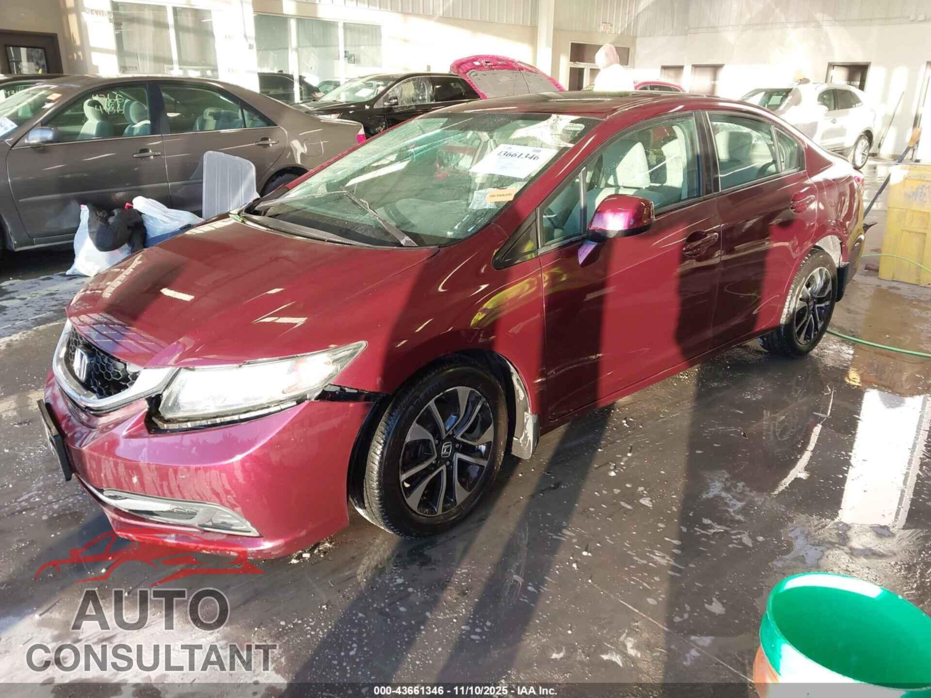 HONDA CIVIC 2013 - 19XFB2F82DE035357