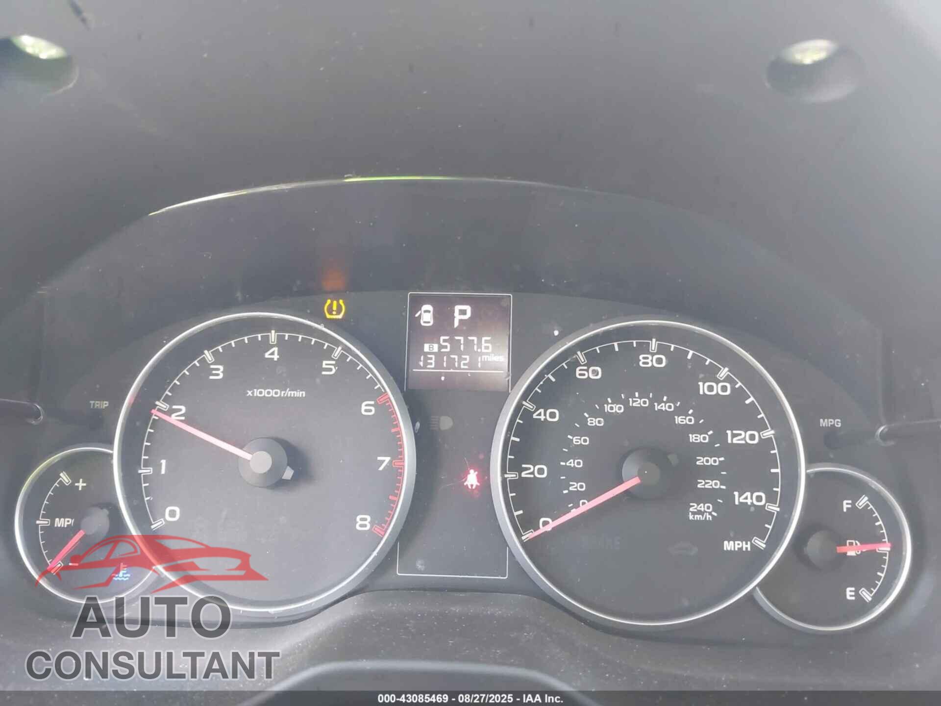 SUBARU OUTBACK 2013 - 4S4BRBCC6D3308189
