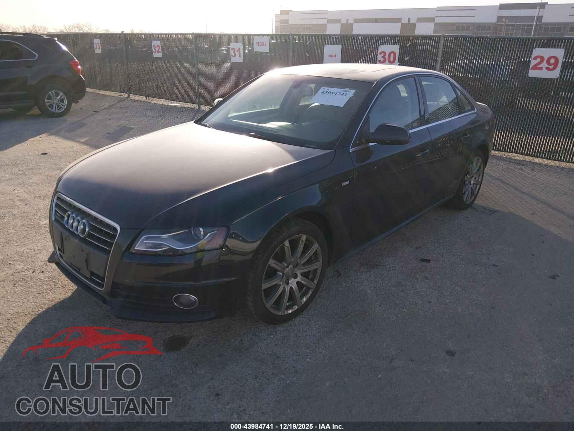 AUDI A4 2012 - WAUFFBFL5CA118837