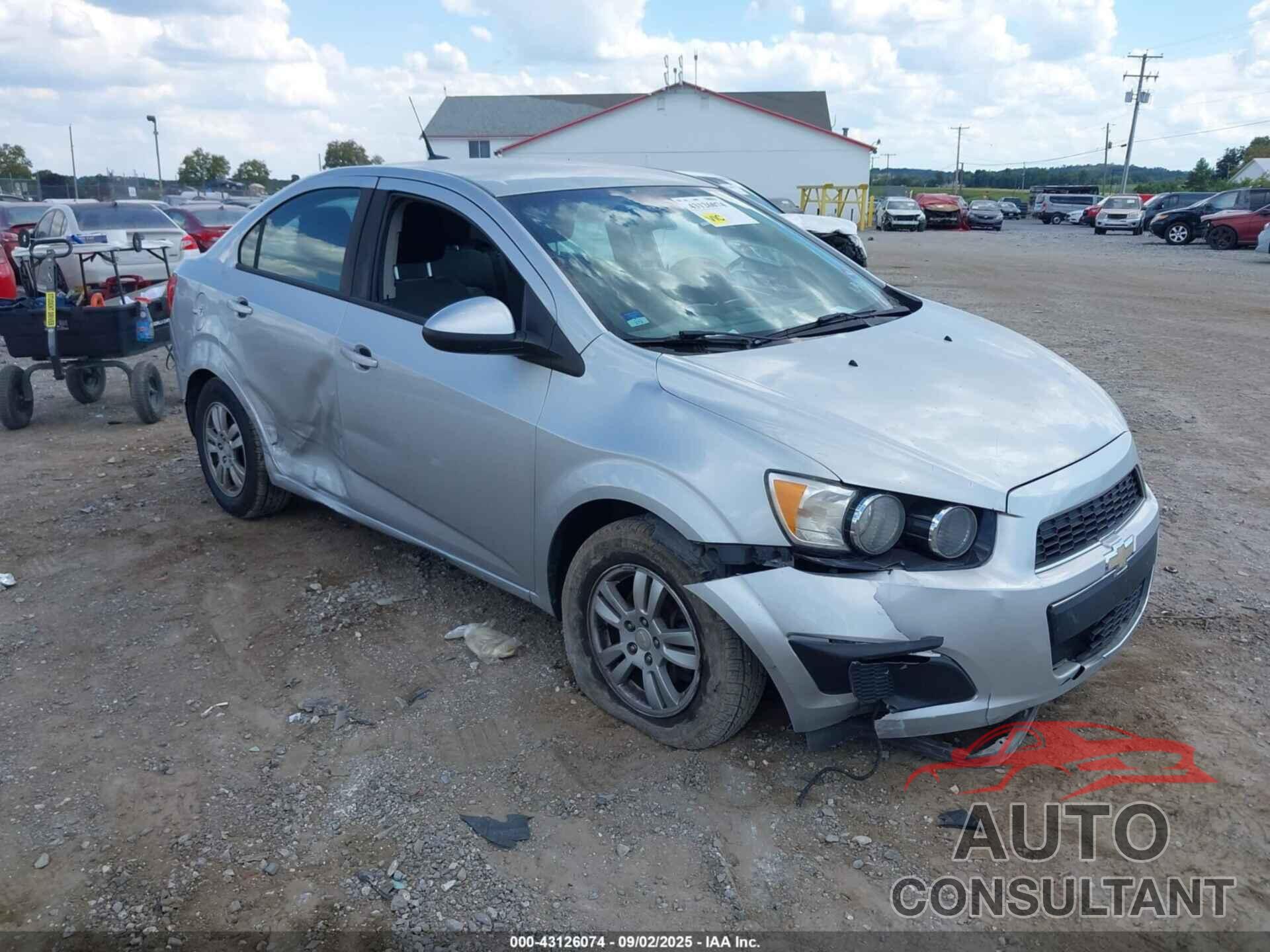 CHEVROLET SONIC 2012 - 1G1JA5SH9C4223421