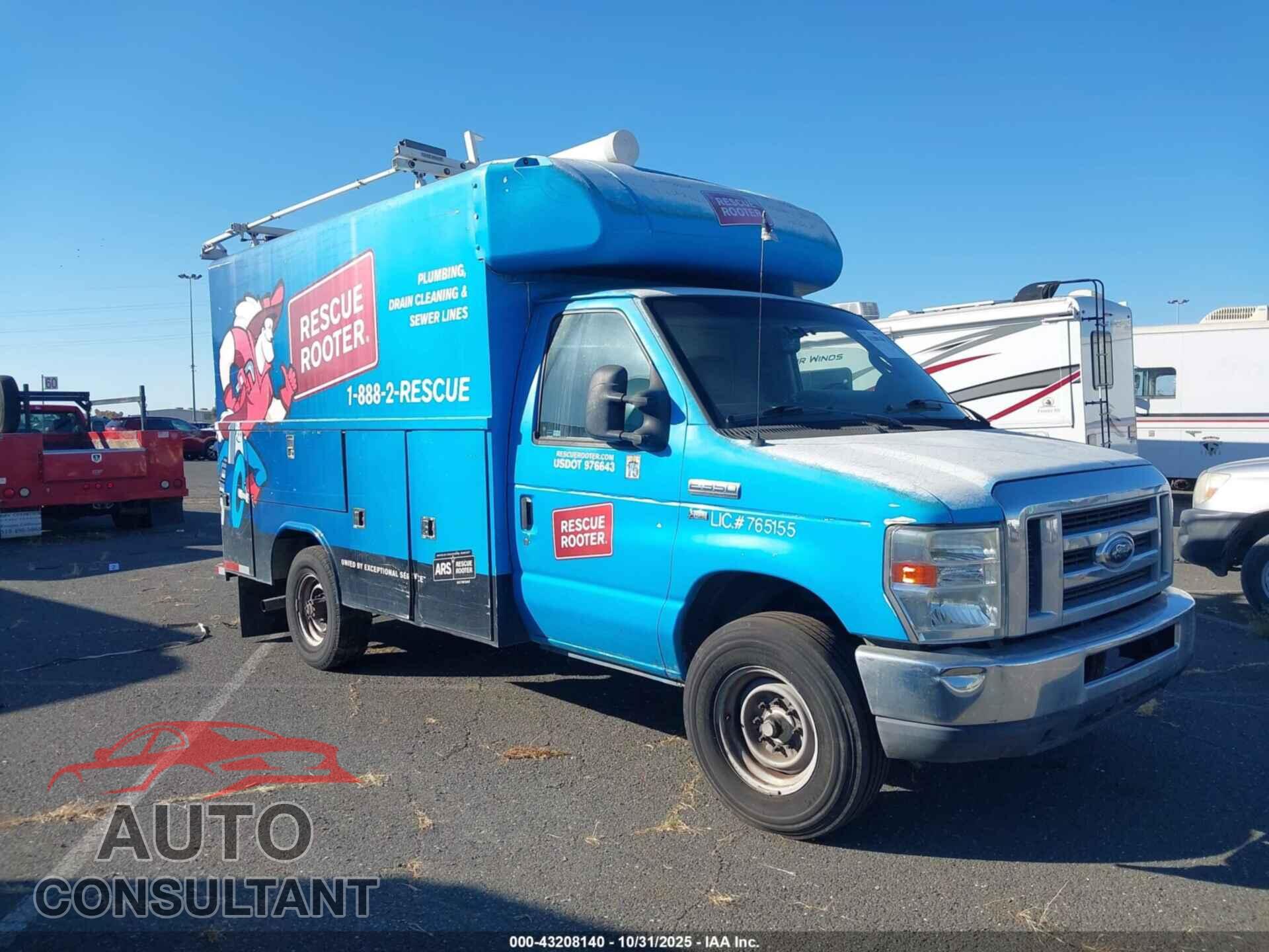 FORD E-350 CUTAWAY 2010 - 1FDSE3FL6ADA38075