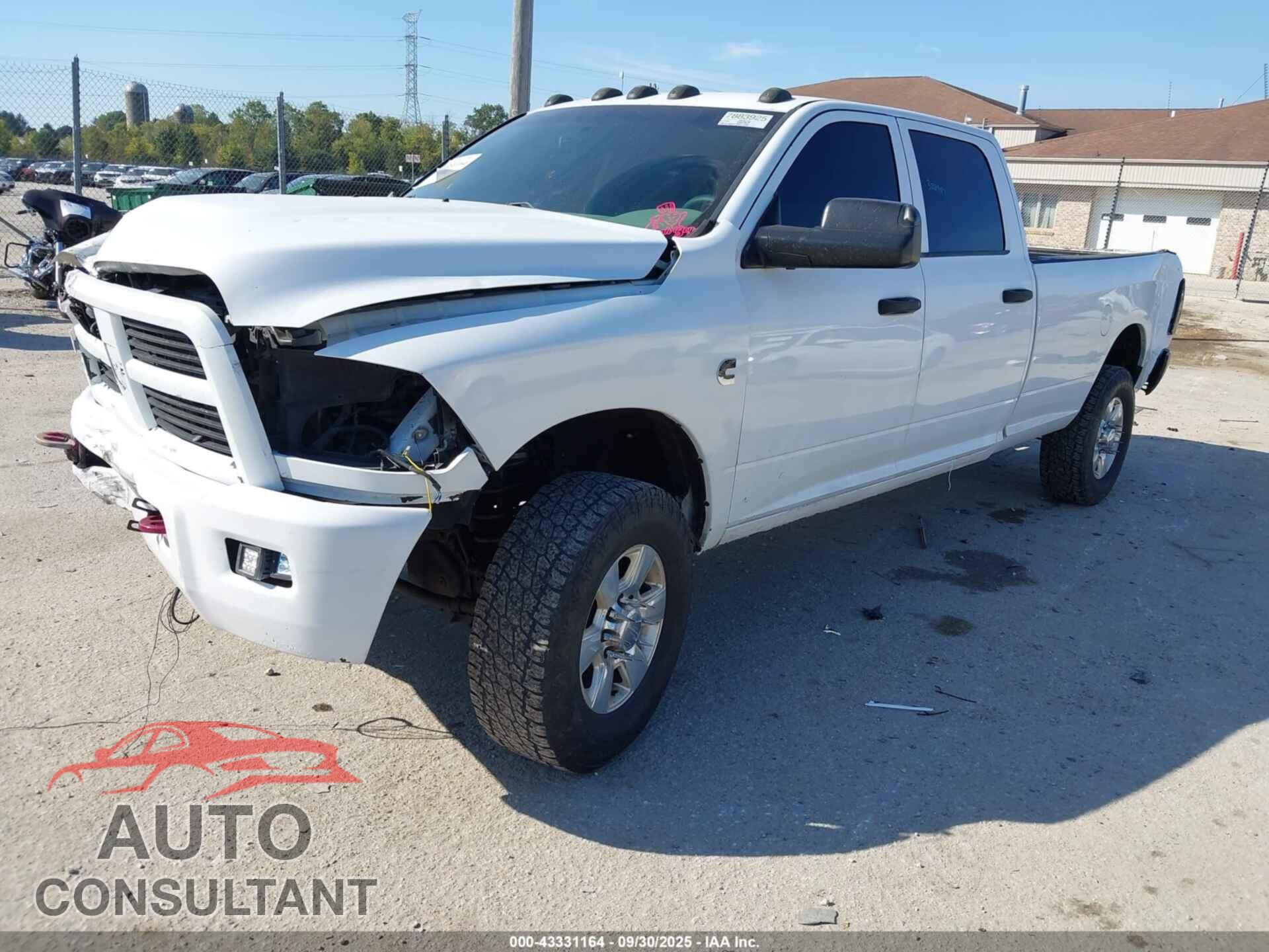 DODGE RAM 2500 2010 - 3D7UT2CL2AG155114