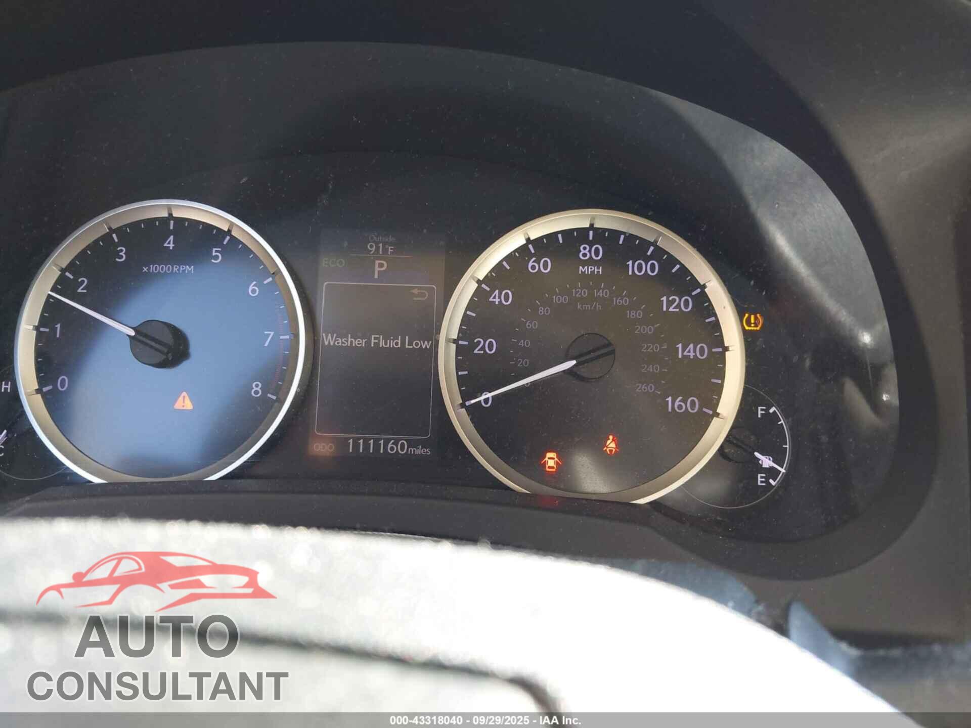 LEXUS IS 250 2015 - JTHBF1D22F5082980