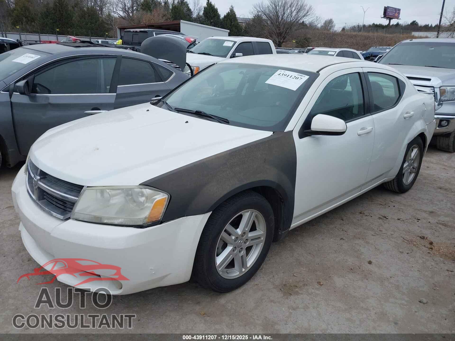 DODGE AVENGER 2010 - 1B3CC5FB4AN142304