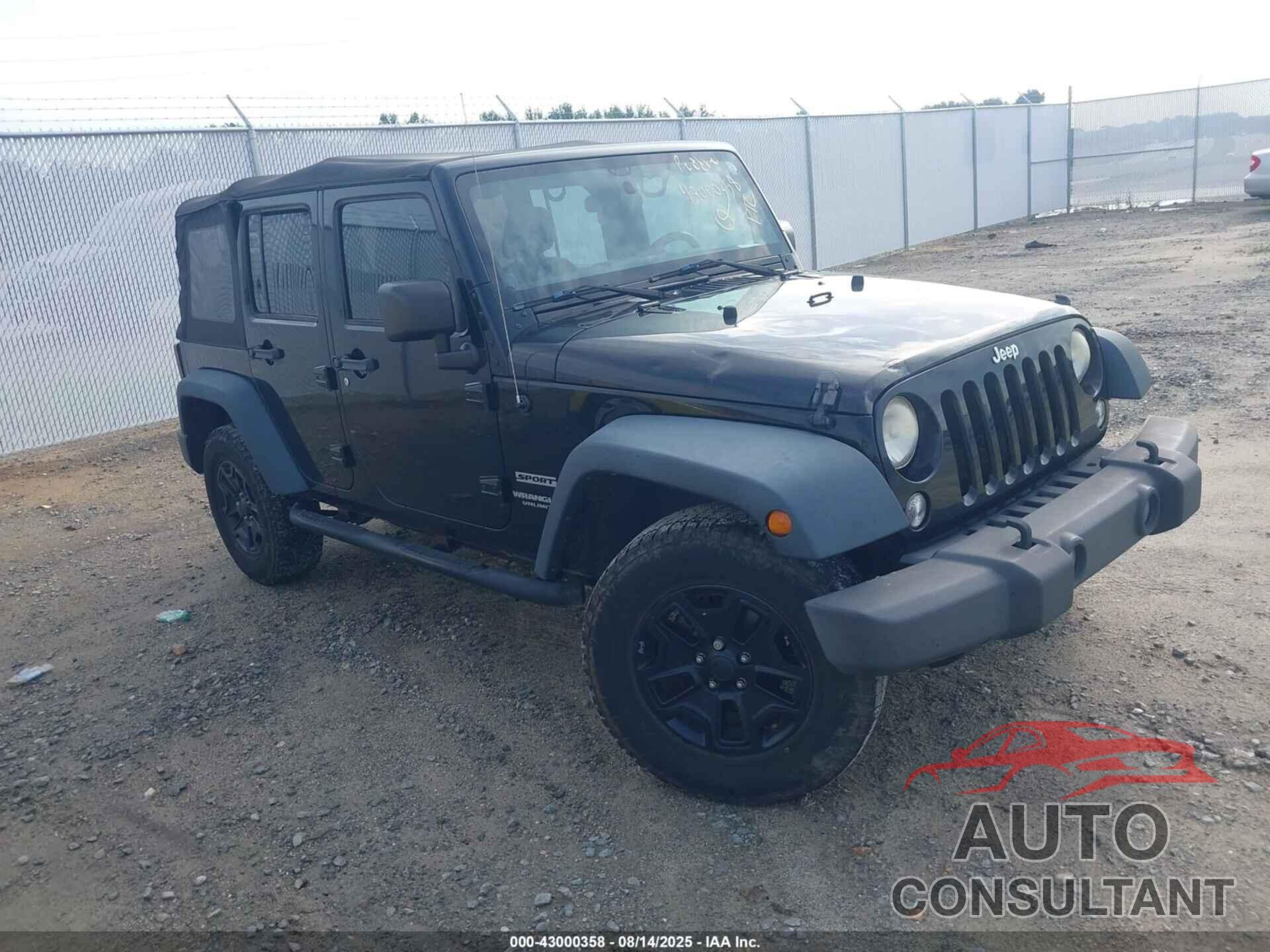 JEEP WRANGLER UNLIMITED 2014 - 1C4BJWDG0EL147991