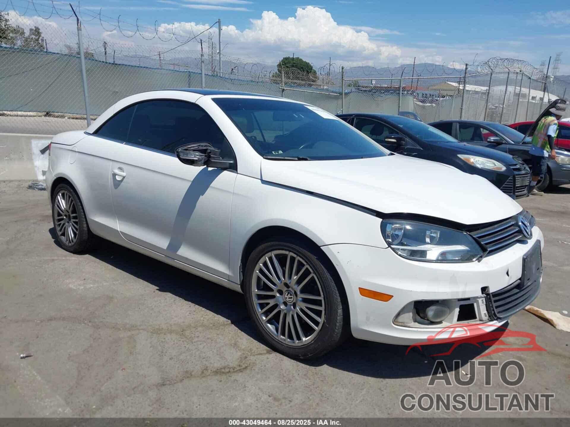 VOLKSWAGEN EOS 2012 - WVWBW7AH4CV009408