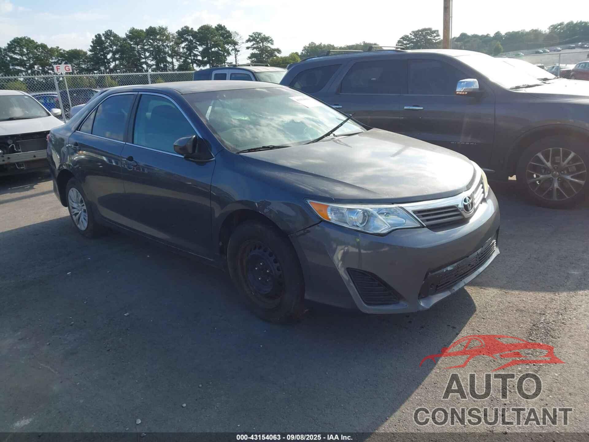 TOYOTA CAMRY 2012 - 4T1BF1FK8CU629150