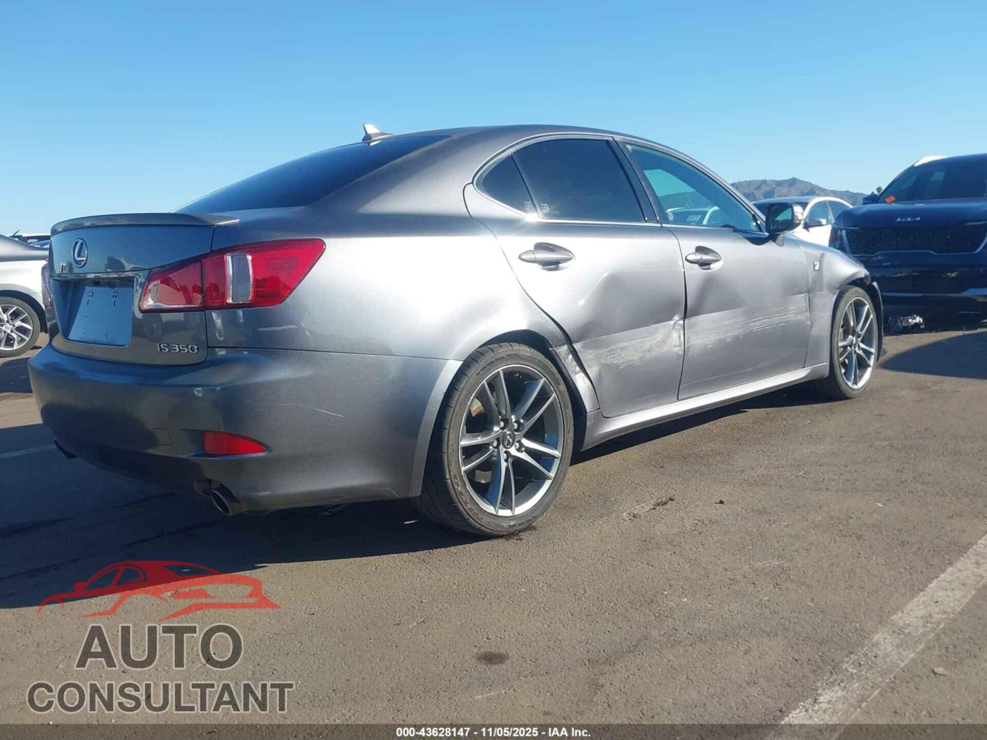 LEXUS IS 350 2012 - JTHBE5C24C5029186