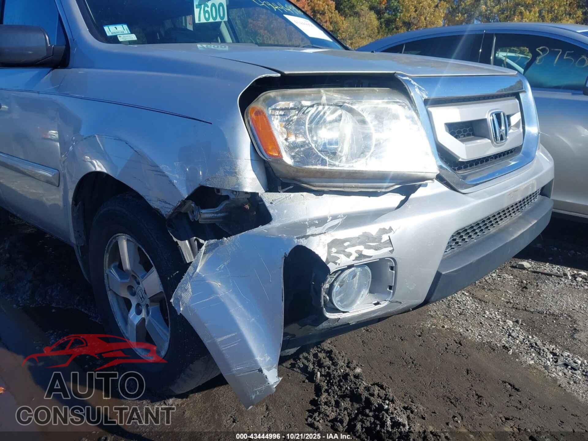 HONDA PILOT 2011 - 5FNYF3H59BB013997