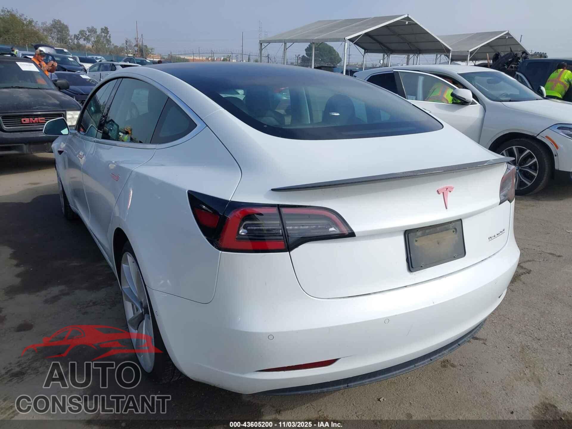 TESLA MODEL 3 2019 - 5YJ3E1EB0KF422014