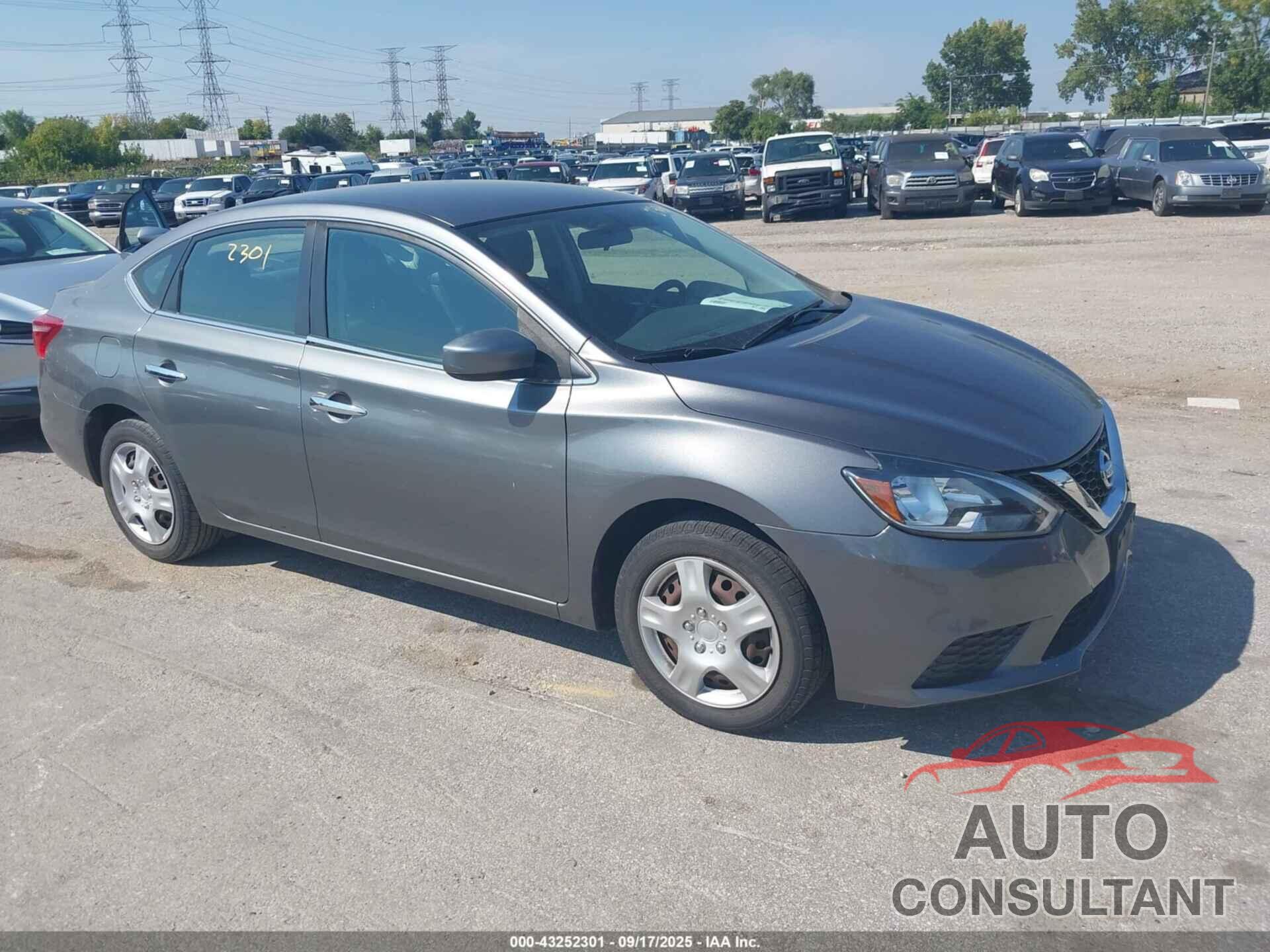 NISSAN SENTRA 2017 - 3N1AB7AP3HL694400