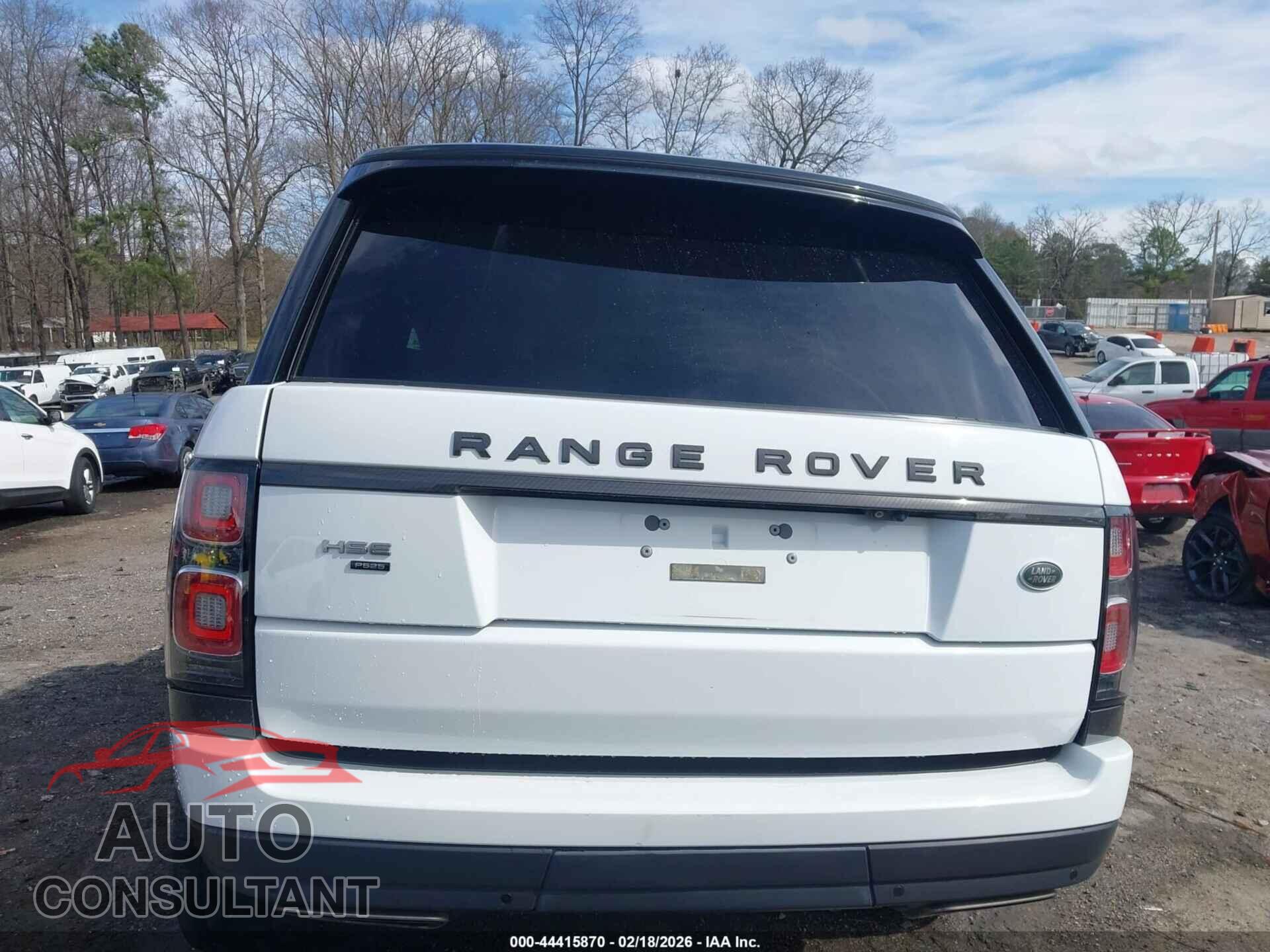 LAND ROVER RANGE ROVER 2021 - SALGS2SE4MA457156