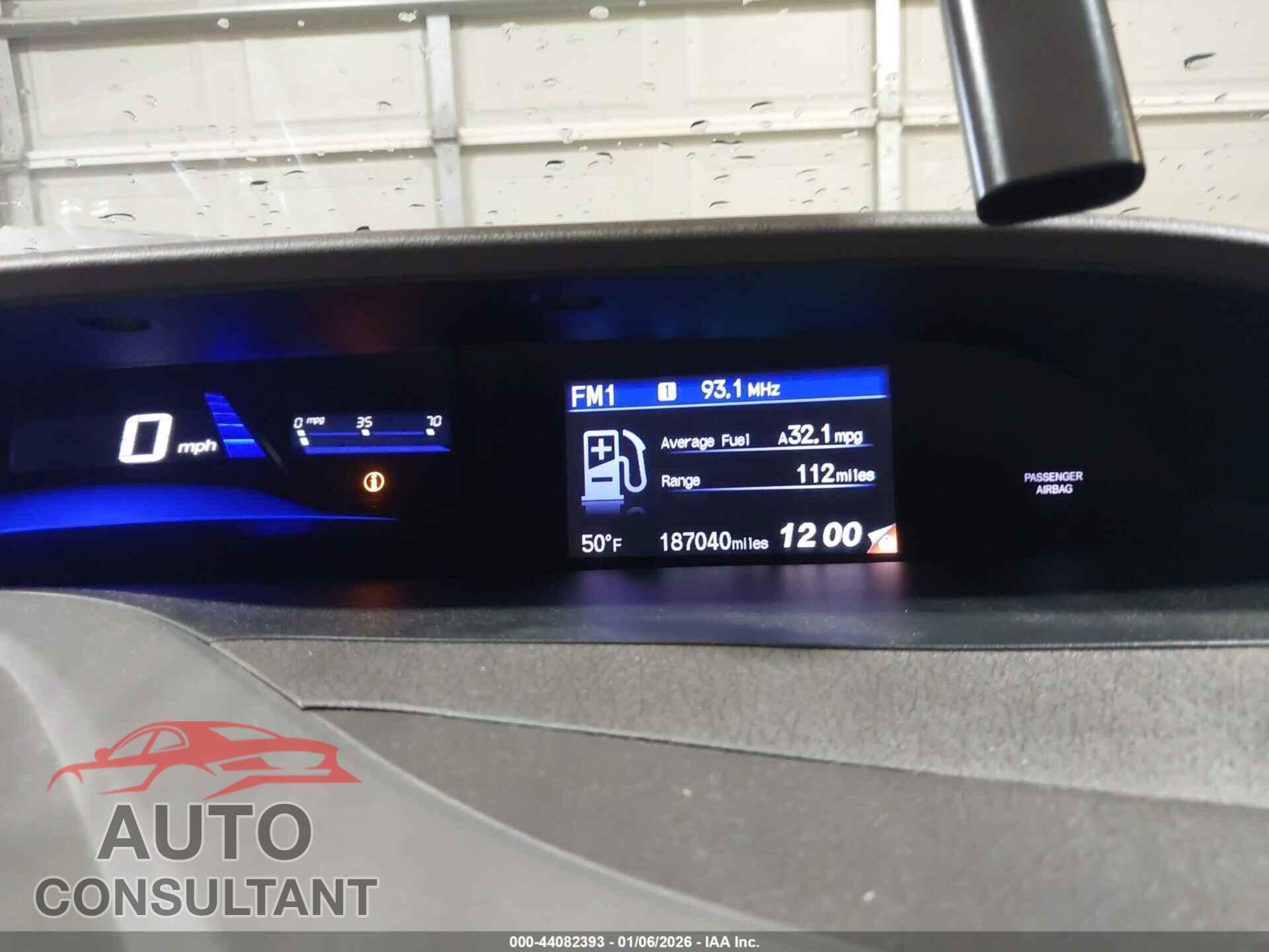 HONDA CIVIC 2012 - 19XFB2F95CE007169