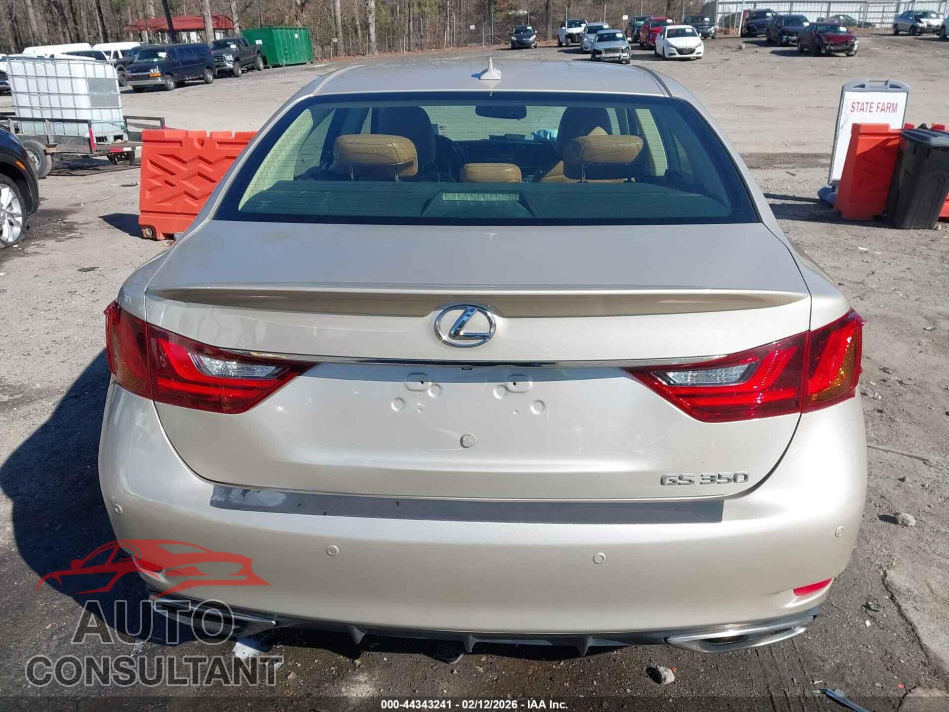 LEXUS GS 350 2013 - JTHBE1BL3D5022444