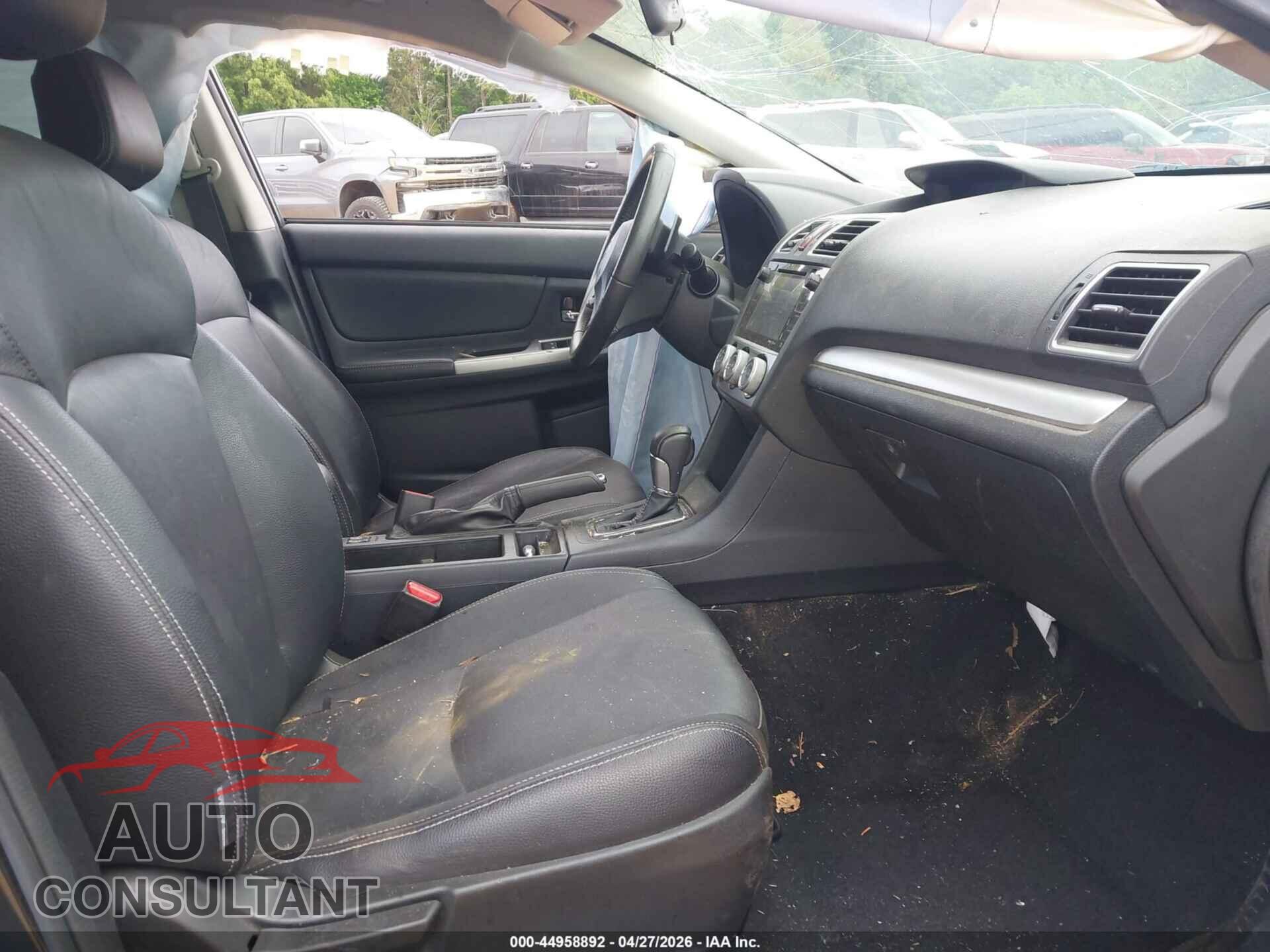 SUBARU XV CROSSTREK 2015 - JF2GPAPC8F8294792