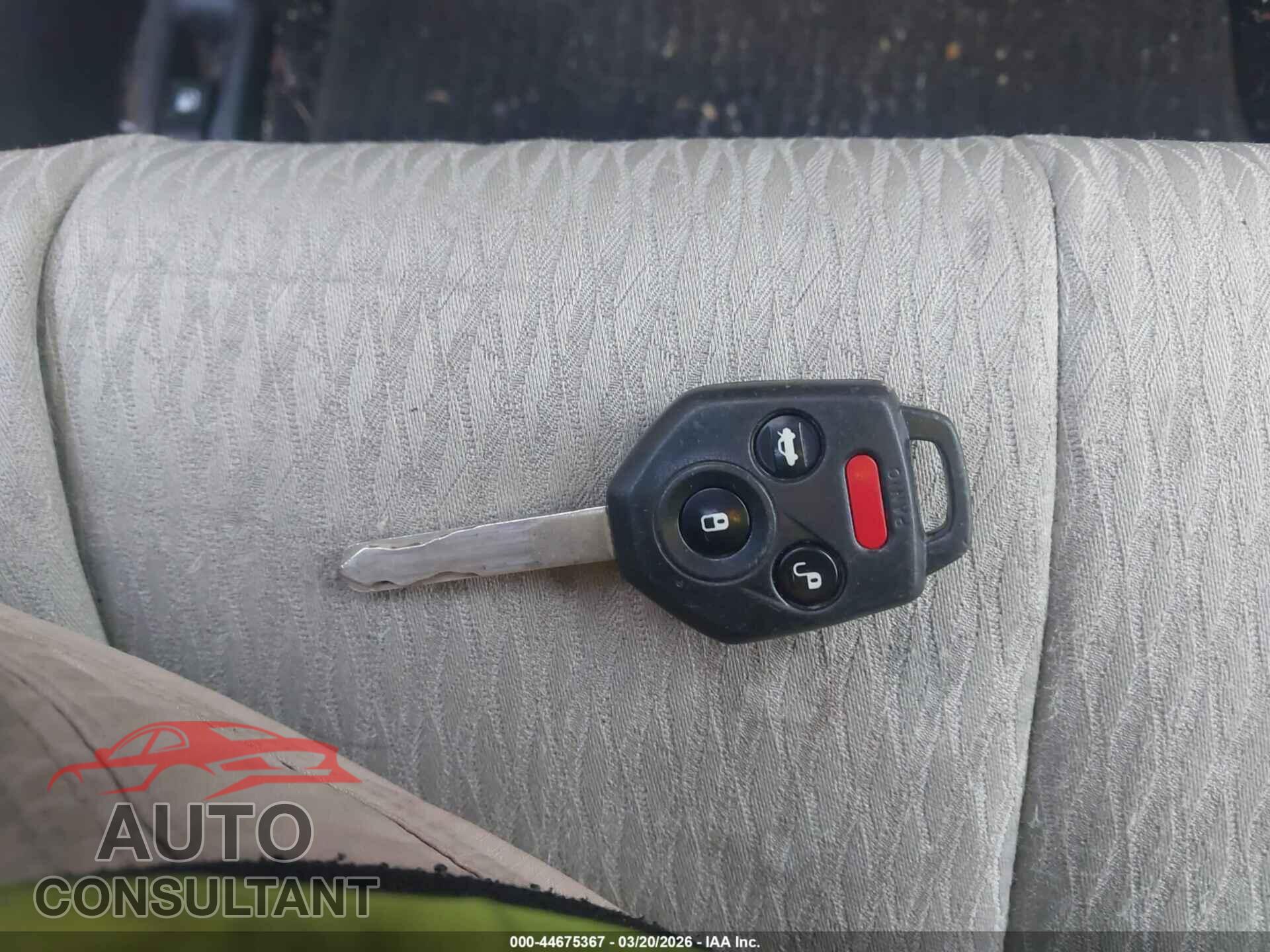 SUBARU OUTBACK 2011 - 4S4BRBCC5B3402674