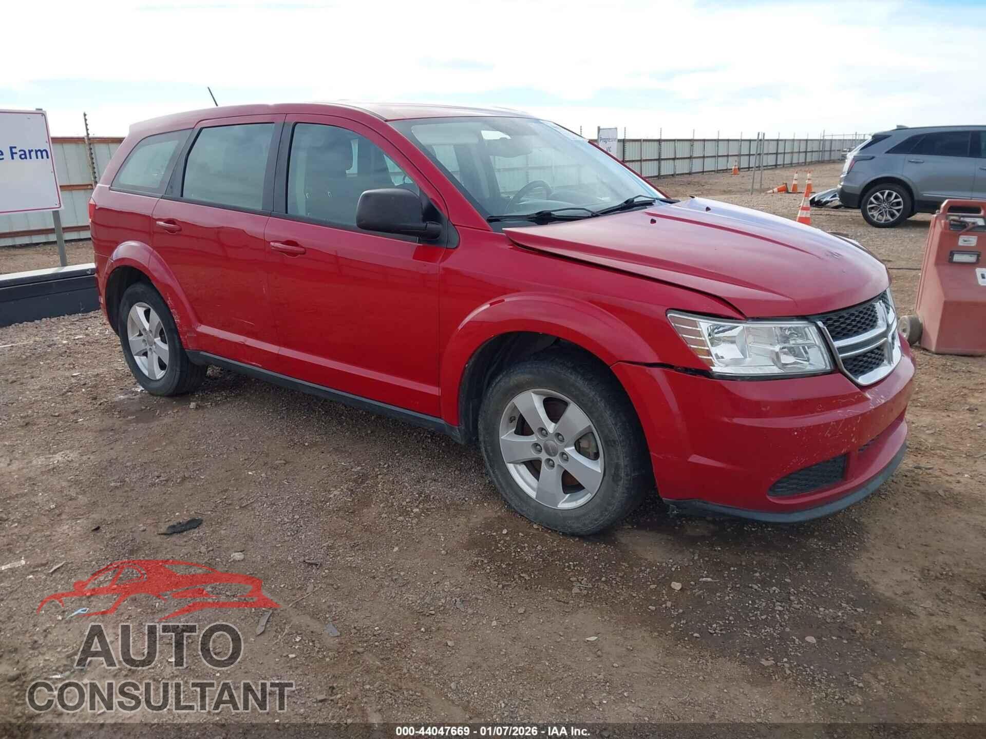 DODGE JOURNEY 2013 - 3C4PDCAB4DT610447
