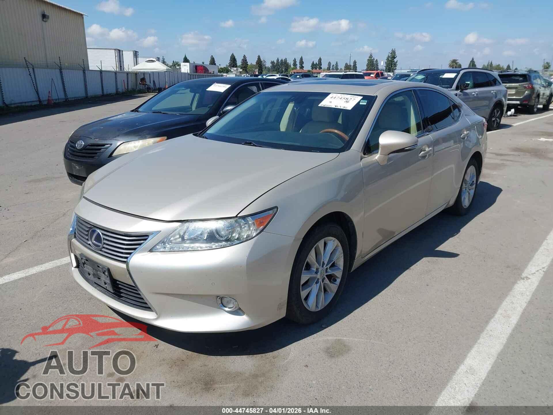 LEXUS ES 300H 2014 - JTHBW1GG1E2070570