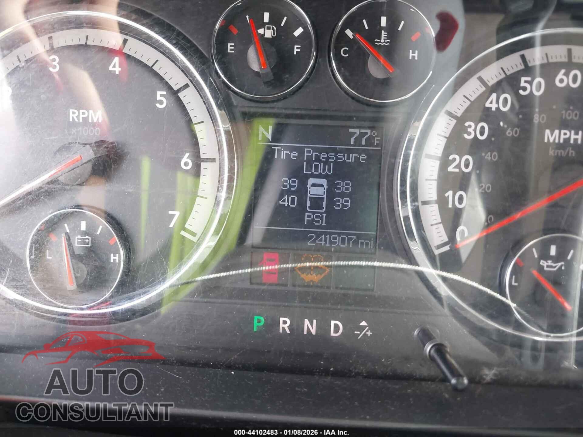 DODGE RAM 1500 2010 - 1D7RB1GP5AS101525