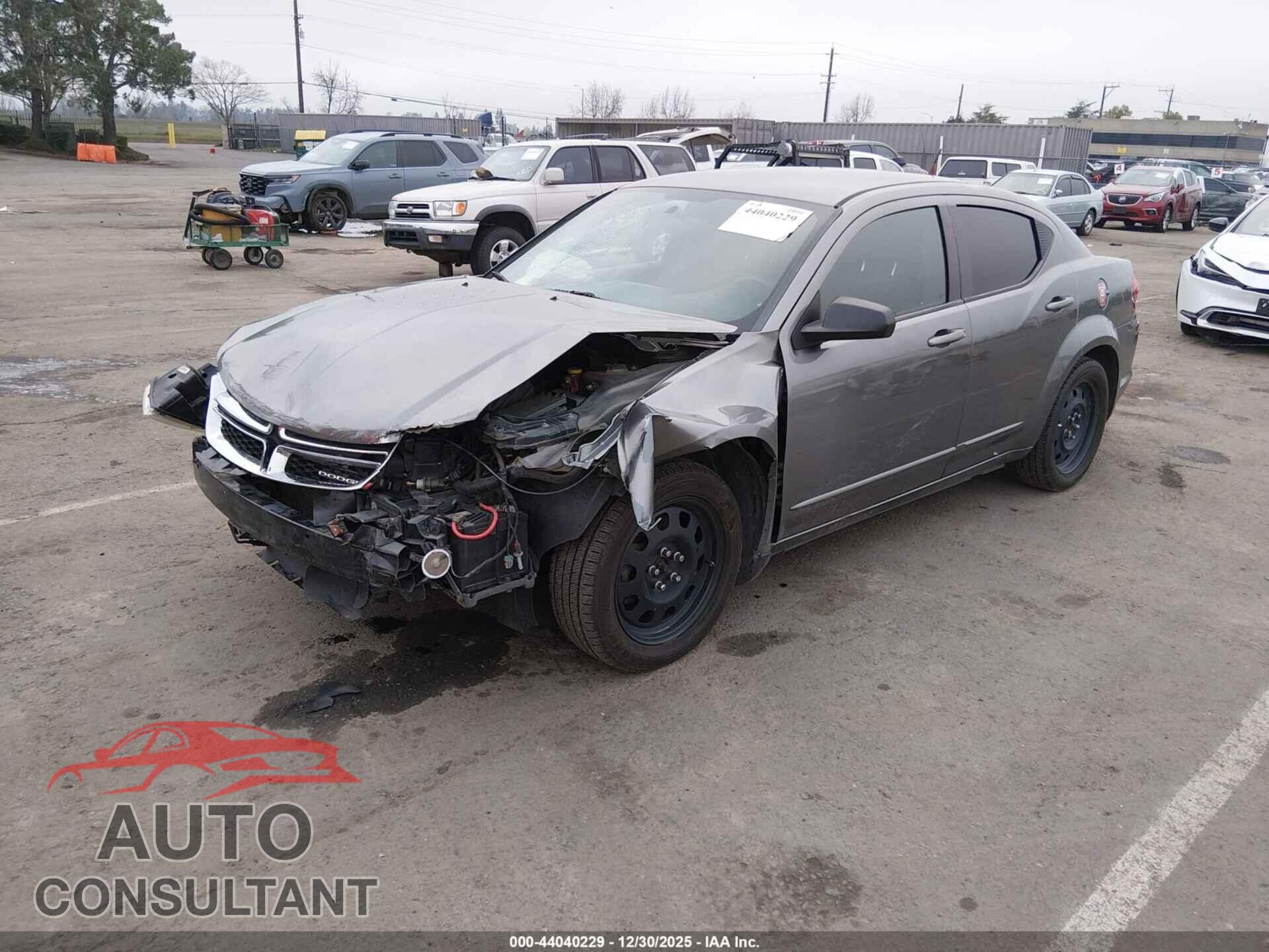 DODGE AVENGER 2012 - 1C3CDZABXCN330357