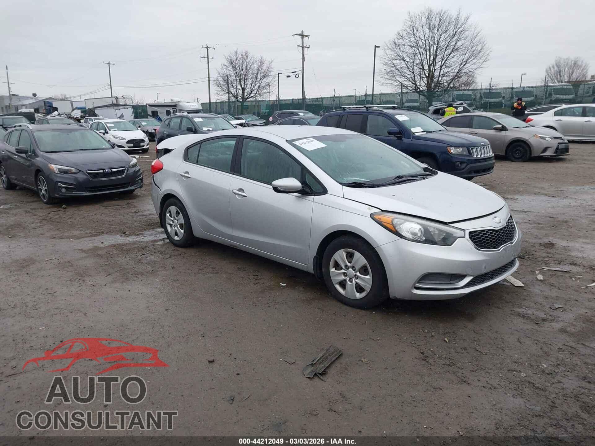 KIA FORTE 2015 - KNAFK4A62F5267776