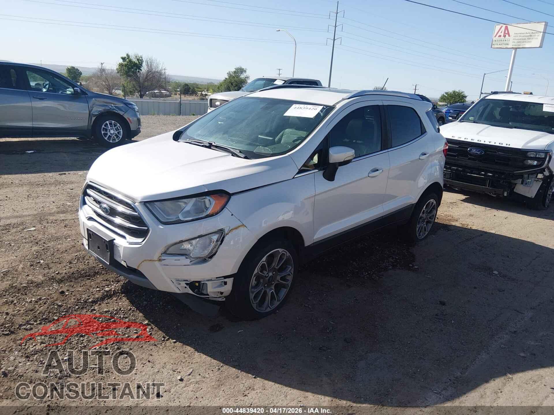 FORD ECOSPORT 2019 - MAJ6S3KL9KC275984