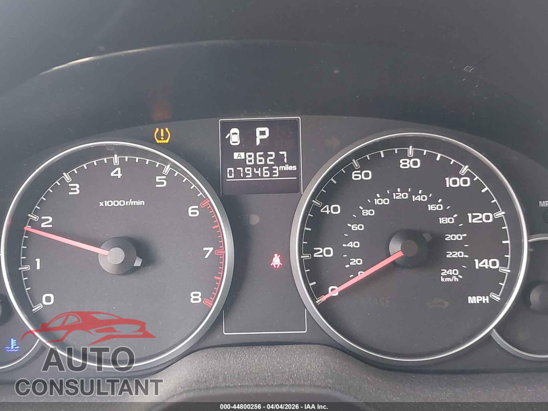 SUBARU OUTBACK 2014 - 4S4BRBCC8E3237532