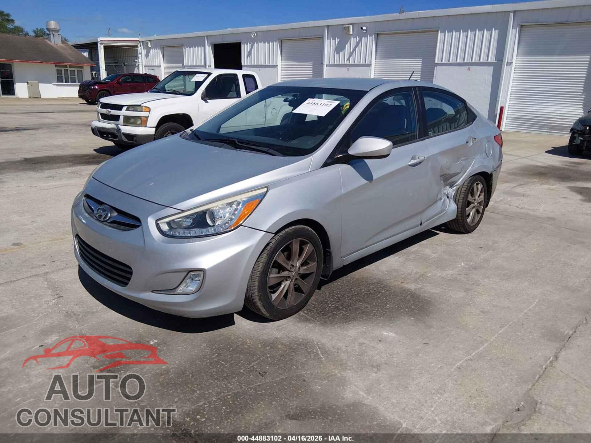 HYUNDAI ACCENT 2014 - KMHCU4AE4EU766148