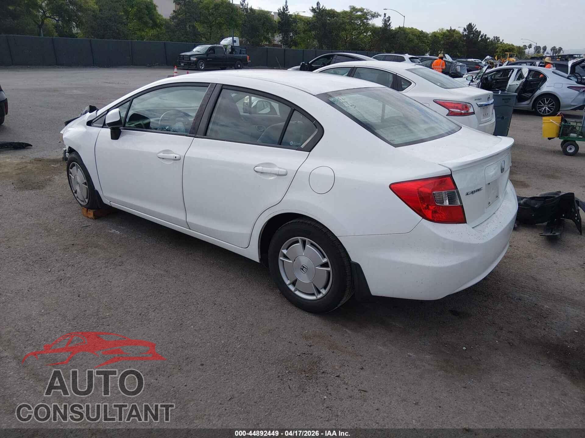 HONDA CIVIC 2012 - 2HGFB2F6XCH545328